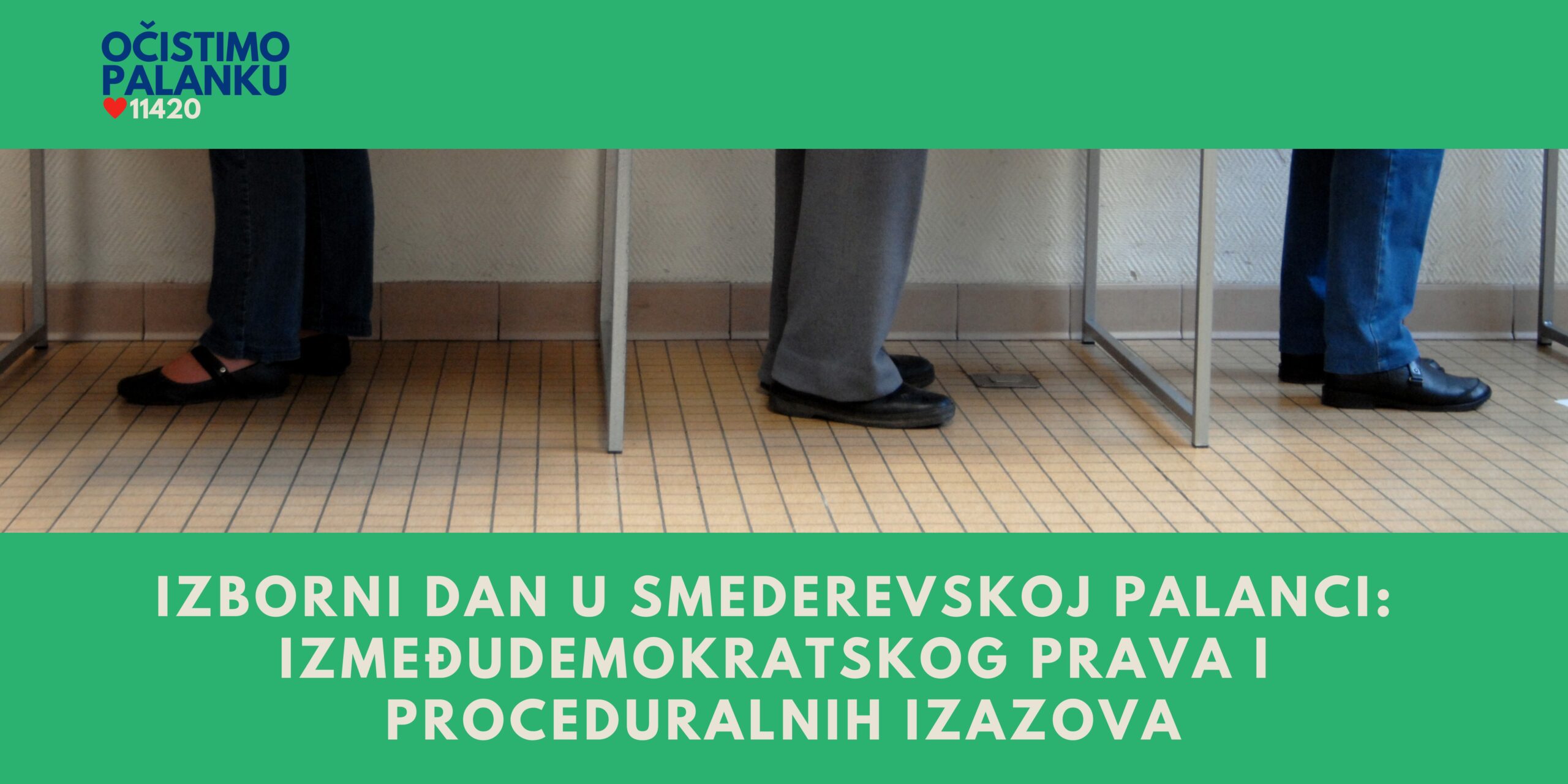 IZBORNI DAN U SMEDEREVSKOJ PALANCI: IZMEĐU DEMOKRATSKOG PRAVA I PROCEDURALNIH IZAZOVA